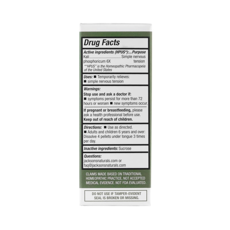 Jackson's #6 Cell Salt Kali Phos 6X (500 Pellet Bottle) - Certified Vegan, Lactose-Free Schuessler Tissue Salt Kali Phosphoricum 6X - Image 3